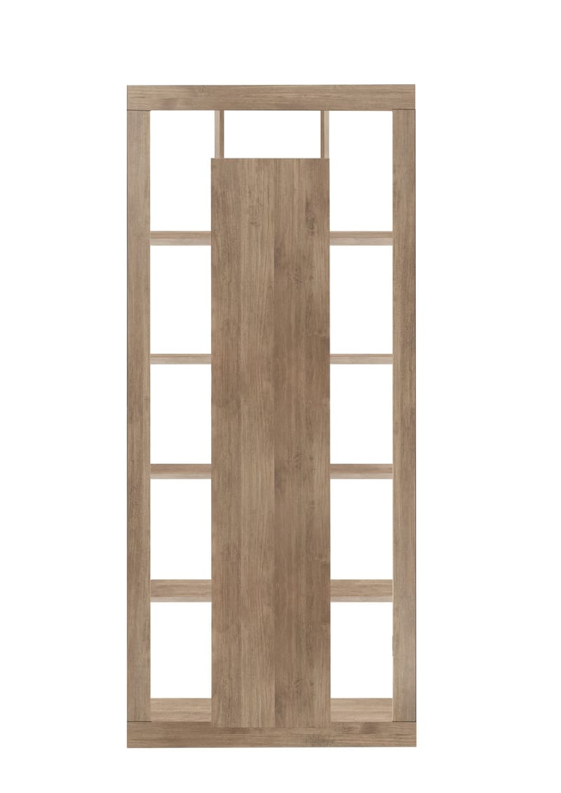 Asfordby Vitrineskap 42x95x217 cm - Brun - Oppbevaring - Skap - Vitrineskap