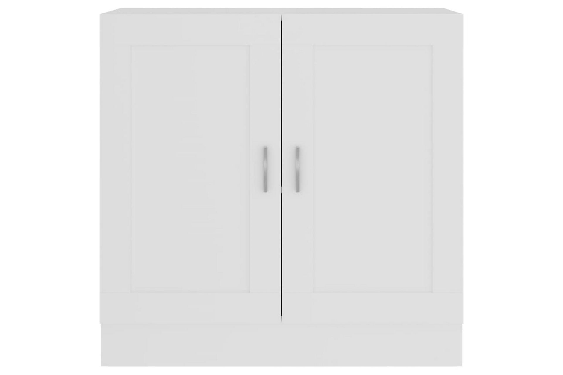 Bokhylle hvit 82,5x30,5x80 cm sponplate - Oppbevaring - Skap - Vitrineskap