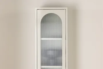 Cali Vitrineskap 37x180 cm - Beige - Oppbevaring - Skap - Vitrineskap