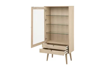 Century Vitrineskap 72 cm - Hvitpigmentert - Oppbevaring - Skap - Vitrineskap