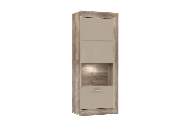 Cihak Veggmontert Vitrineskap 33x53 cm - Brun - Oppbevaring - Skap - Vitrineskap