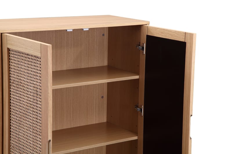 Djack Vitrineskap 80 cm - Brun - Oppbevaring - Skap - Vitrineskap