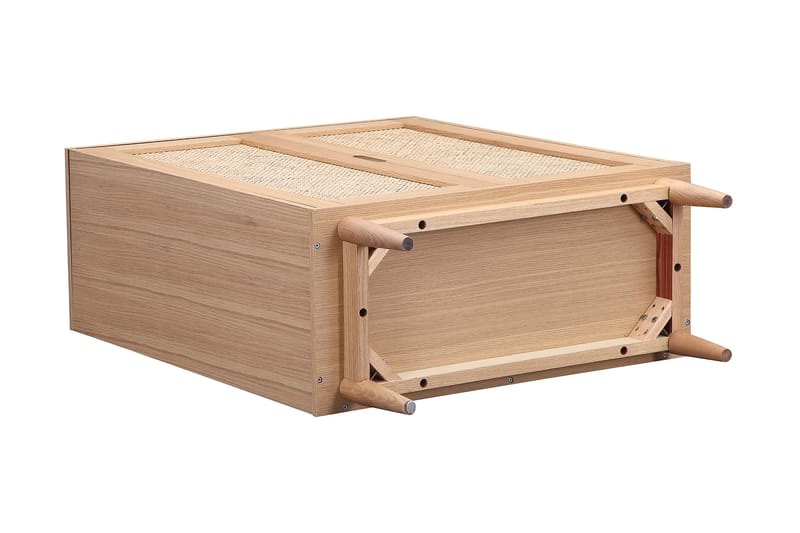 Djack Vitrineskap 80 cm - Brun - Oppbevaring - Skap - Vitrineskap