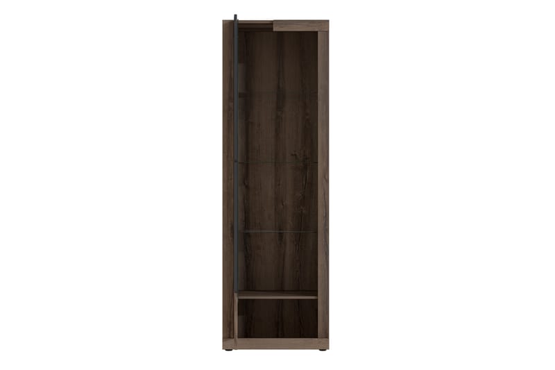 Elhovo Vitrineskap 41x63 cm - Brun - Oppbevaring - Skap - Vitrineskap