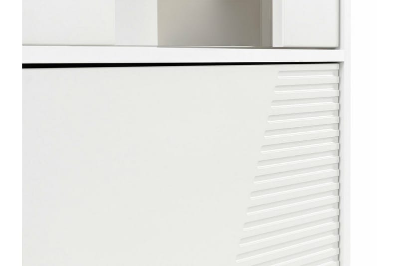Glenndale Vitrineskap 190 cm - Hvid - Oppbevaring - Skap - Vitrineskap