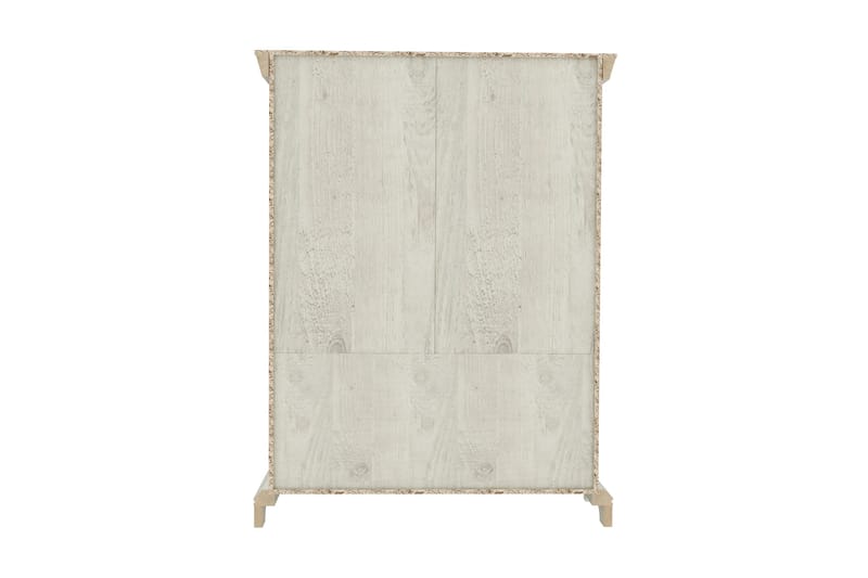 Hurlston Vitrineskap 123 cm - Hvit - Oppbevaring - Skap - Vitrineskap