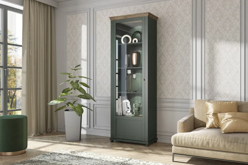 Ivreri Vitrine 42x71 cm - Oppbevaring - Skap - Vitrineskap