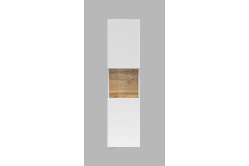 Jestine Vitrineskap 140 cm - Hvit - Oppbevaring - Skap - Vitrineskap