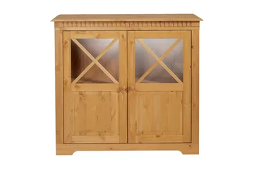 Kersey Skap 105 cm - Brun - Oppbevaring - Skap - Vitrineskap