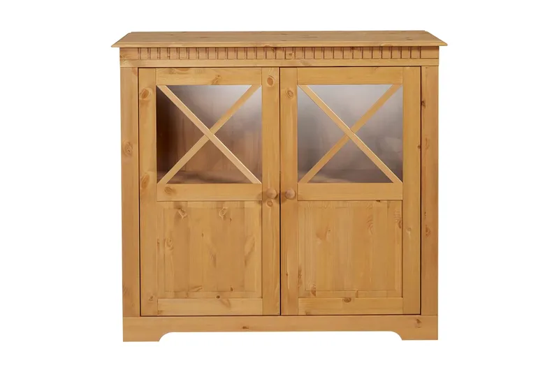 Kersey Skap 105 cm - Brun - Oppbevaring - Skap - Vitrineskap