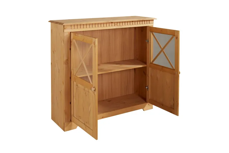 Kersey Skap 105 cm - Brun - Oppbevaring - Skap - Vitrineskap