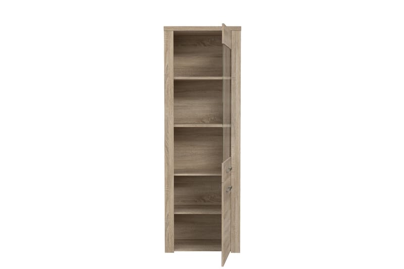 Loannia Vitrineskap 41x67 cm - Brun - Oppbevaring - Skap - Vitrineskap