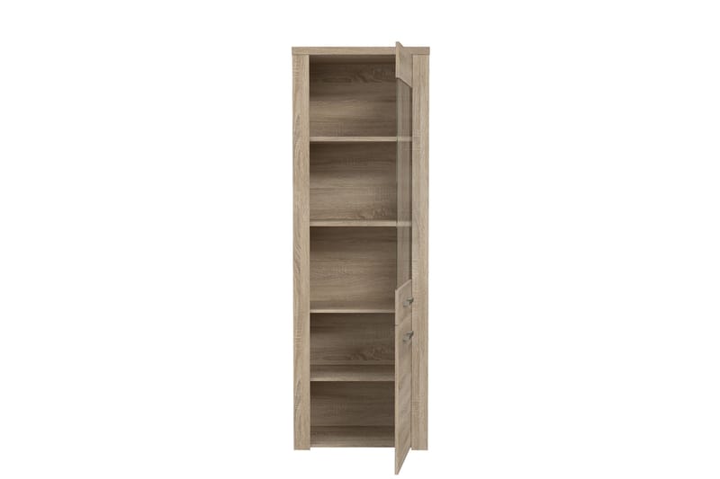 Loannia Vitrineskap 41x67 cm - Brun - Oppbevaring - Skap - Vitrineskap