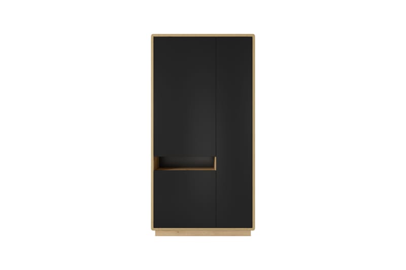 Louetta Vitrineskap 92x181 cm - Flerfarget - Oppbevaring - Skap - Vitrineskap