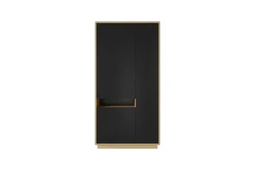 Louetta Vitrineskap 92x181 cm - Flerfarget - Oppbevaring - Skap - Vitrineskap
