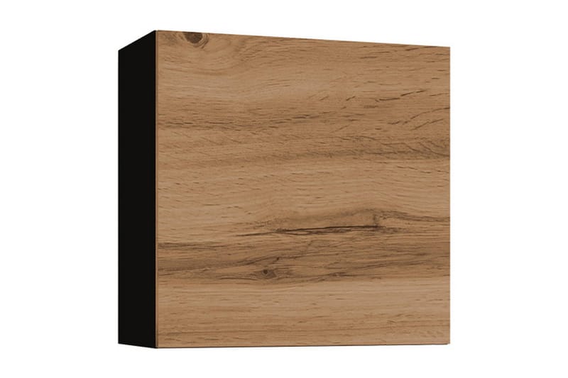 Narbonne Vitrineskap 30x50 cm - Natur/Svart - Oppbevaring - Skap - Vitrineskap