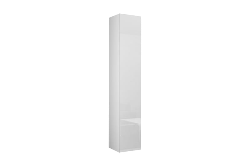 Narbonne Vitrineskap 40 cm - Hvit/Hvit Høyglans - Oppbevaring - Skap - Vitrineskap