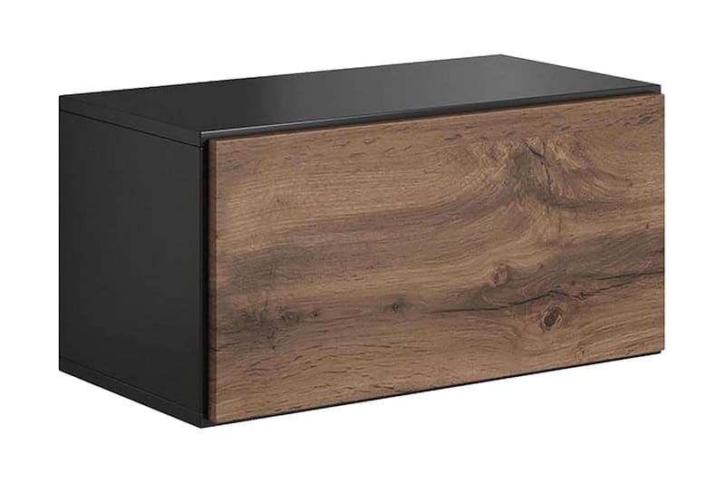 Roco Vitrineskap 37,5x39x75 cm - Antrasitt - Oppbevaring - Skap - Vitrineskap