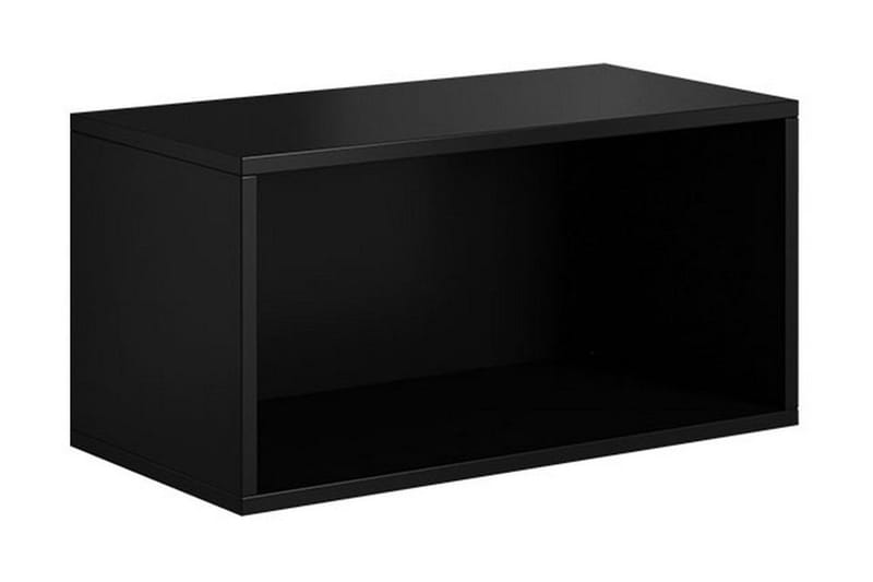 Roco Vitrineskap 37,5x39x75 cm, Svart
