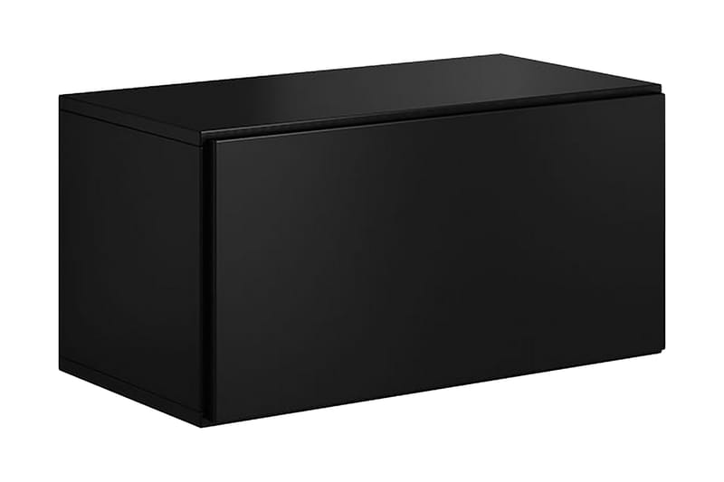 Roco Vitrineskap 37,5x39x75 cm - Svart/Svart - Oppbevaring - Skap - Vitrineskap