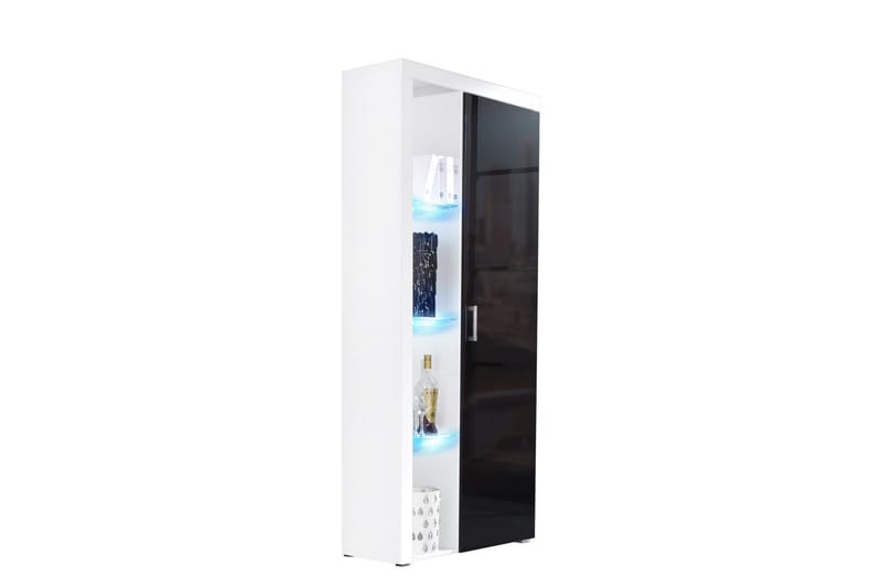 Samba Vitrineskap 90x35x203 cm - Oppbevaring - Skap - Vitrineskap