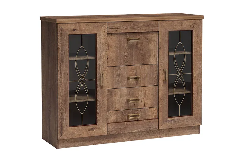 Tadeusz Vitrineskap 140x44x110 cm, undefined