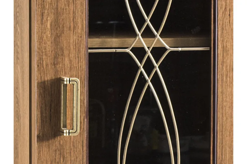 Tadeusz Vitrineskap 90x44x190 cm - Oppbevaring - Skap - Vitrineskap