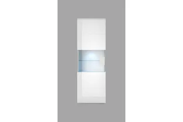 Toreno Vitrineskap 39x53 cm - Hvit - Oppbevaring - Skap - Vitrineskap