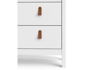 Vallvidera Vitrineskap 33x78 cm - Hvit - Oppbevaring - Skap - Vitrineskap