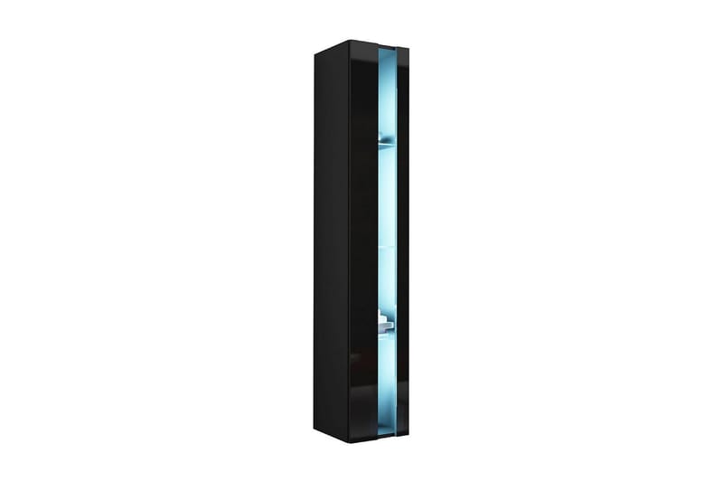 Vigo Vitrineskap 40x30x180 cm - Oppbevaring - Skap - Vitrineskap
