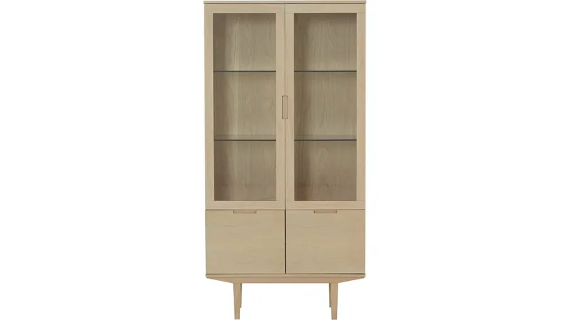 Vitrine Falmar med 4 Dører, Hvitpigmentert