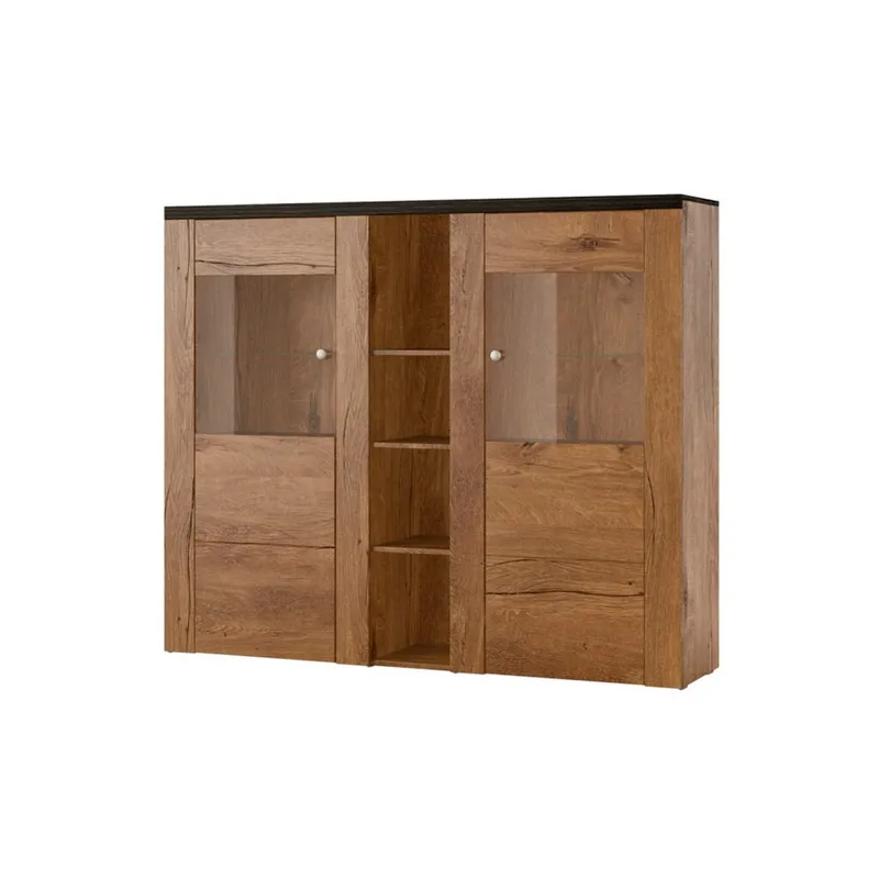 Vitrineskap Larona 2 dører, Lefkas eik