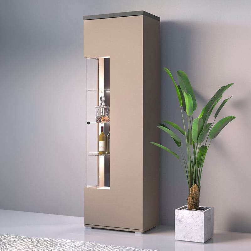 Vitrineskap Serio 1 Dør Venstre/Høyre - Oppbevaring - Skap - Vitrineskap