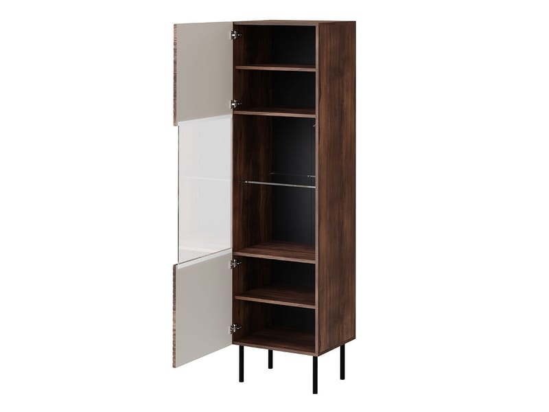 vitrineskap Vitrineskap ART DECO beige - Oppbevaring - Skap - Vitrineskap