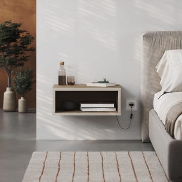 Volena Nattbord 45 cm - sandstein og oud - Møbler - Bord - Avlastningsbord - Sengebord & nattbord