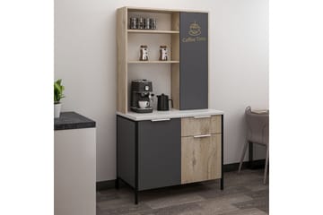 Yogsaes Highboard - Antrasitt - Oppbevaring - Skap - Oppbevaringsskap