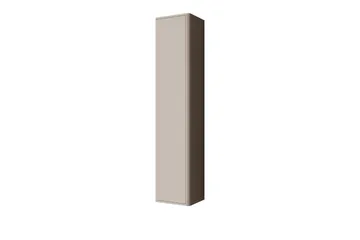 Zalricus Vitrinskåp 36x164 cm - Beige - Oppbevaring - Skap - Vitrineskap