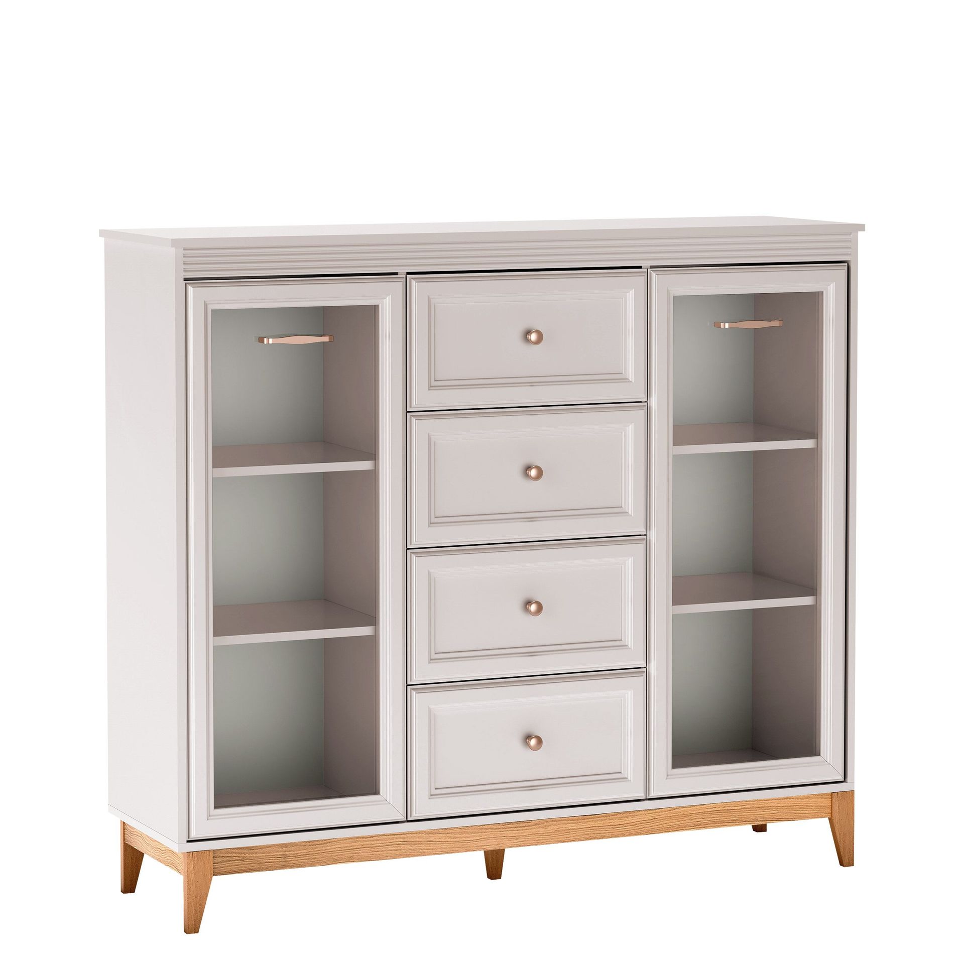 Zeylor Vitrineskap 142 cm -