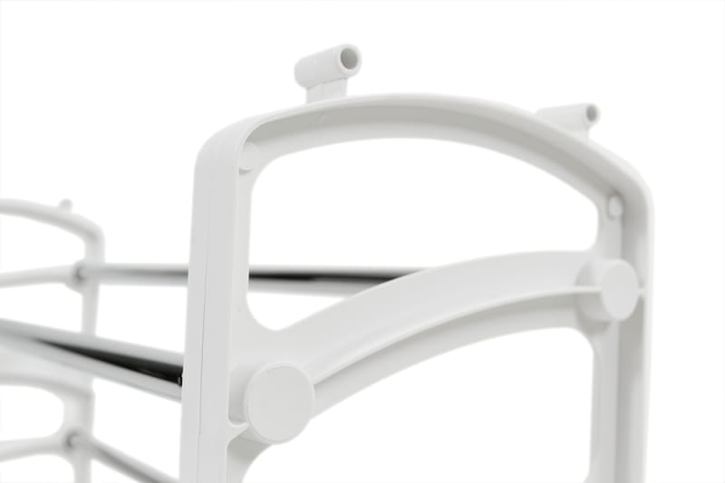 Ammara Skostativ 62/110 cm - Hvit/Krom - Oppbevaring - Skooppbevaring