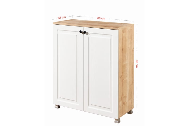 Andifli Skoskap 80x95 cm - Blå - Oppbevaring - Skooppbevaring - Skoskap