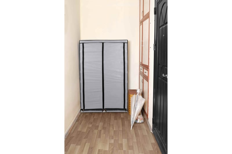Andifli Skoskap 96x146 cm - Grå - Oppbevaring - Skooppbevaring - Skoskap