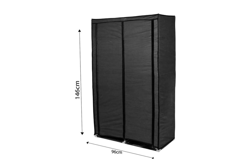 Andifli Skoskap 96x146 cm - Svart - Oppbevaring - Skooppbevaring - Skoskap