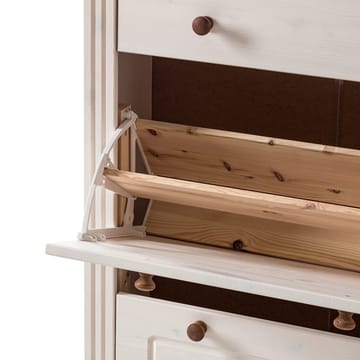Anita Skostativ 80x105 cm - Hvit/Honning - Oppbevaring - Skooppbevaring