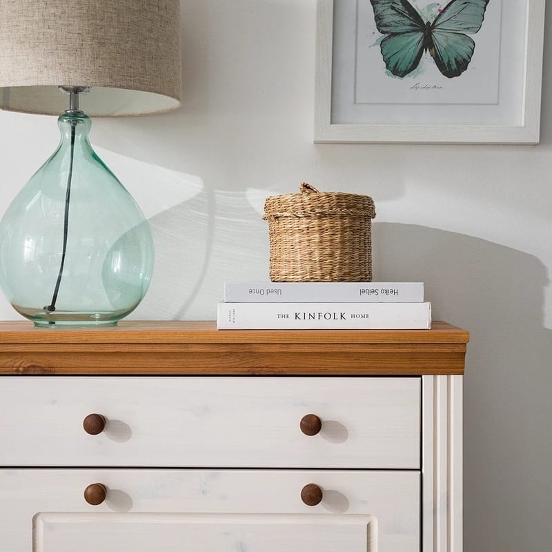 Anita Skostativ 80x105 cm - Hvit/Honning - Oppbevaring - Skooppbevaring