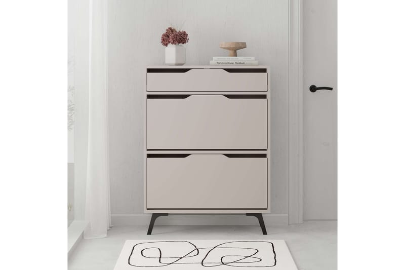 Astat Skoskap 81,6 cm - Brun - Oppbevaring - Skooppbevaring - Skoskap