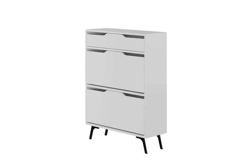Astat Skoskap 81,6 cm - Hvit - Oppbevaring - Skooppbevaring - Skoskap