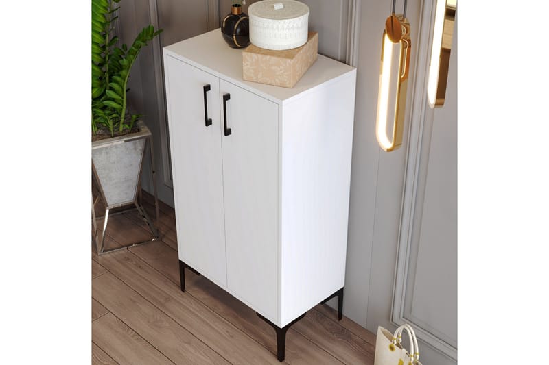 Babice Skoskap 35x60 cm - Hvit - Oppbevaring - Skooppbevaring - Skoskap