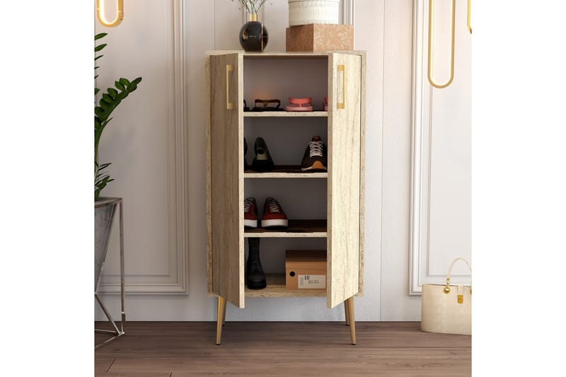 Babice Skoskap 60 cm - Beige - Oppbevaring - Skooppbevaring - Skoskap