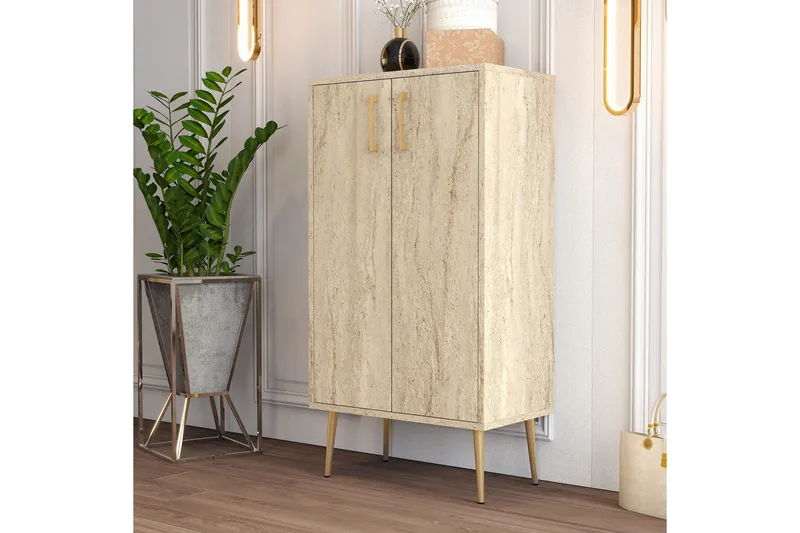 Babice Skoskap 60 cm - Beige - Oppbevaring - Skooppbevaring - Skoskap