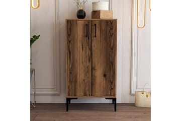 Babice Skoskap skap 35x60 cm - Valnøtt - Oppbevaring - Skooppbevaring